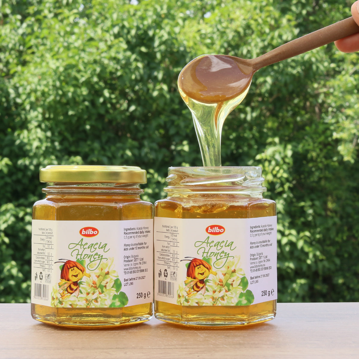 Bilbo ωμό μέλι ακακίας • 250 g
