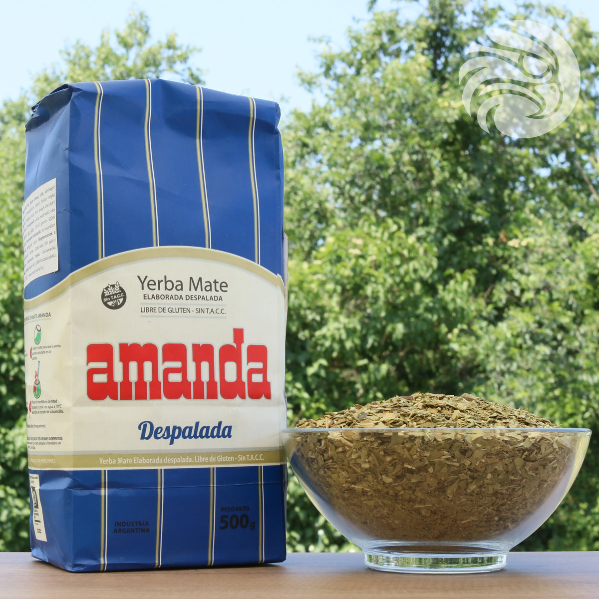 Τσάι yerba mate Amanda • Χωρίς κοτσάνια - Sin palo • 500 g