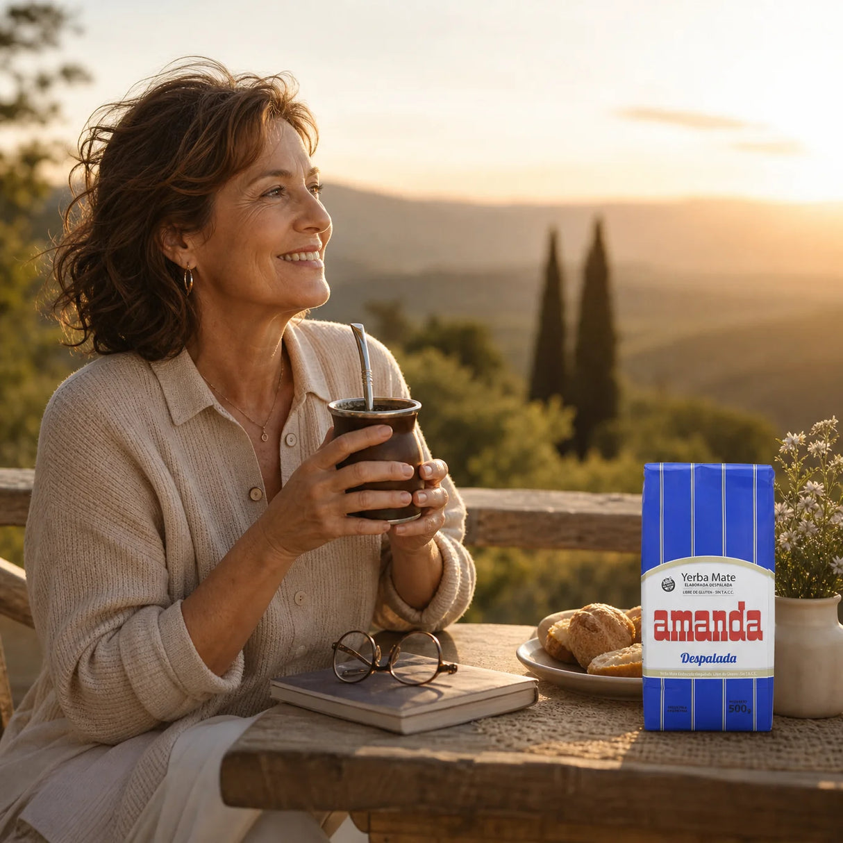 Τσάι yerba mate Amanda • Χωρίς κοτσάνια - Sin palo • 500 g