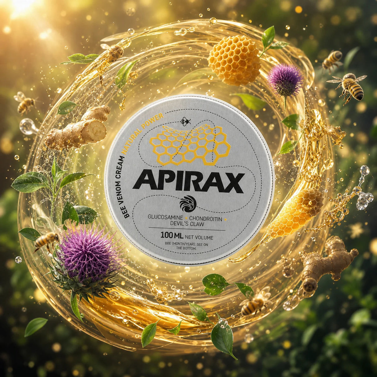 APIRAX Κρέμα Δηλητηρίου Μέλισσας • 100 ml