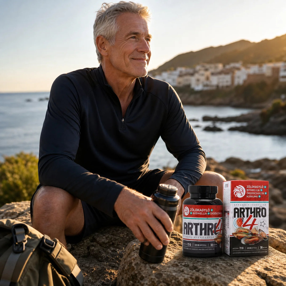 ARTHRO4 • Σύμπλεγμα αρθρώσεων + χόνδρου • με Πράσινο-χειλόστρακο μύδι • 120 κάψουλες