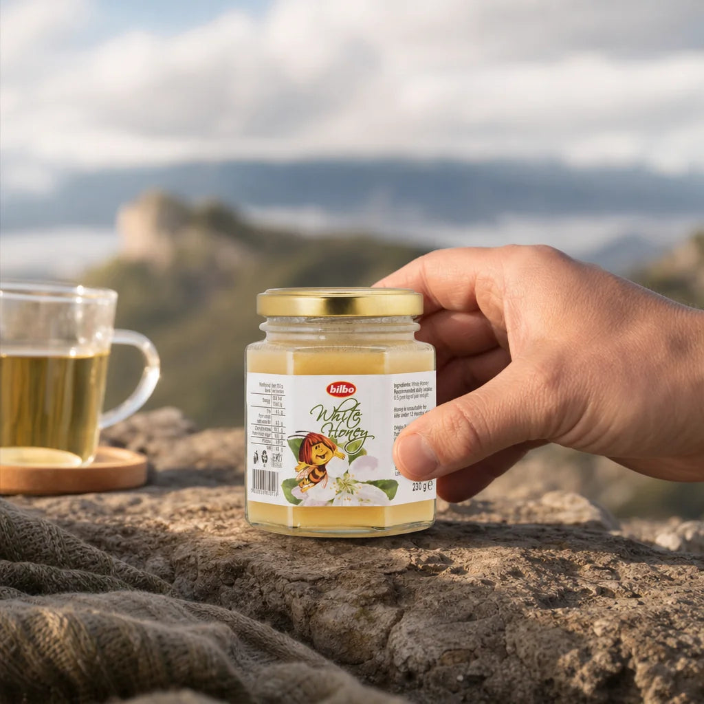 Bilbo ωμό μέλι φλαμουριάς • 250 g