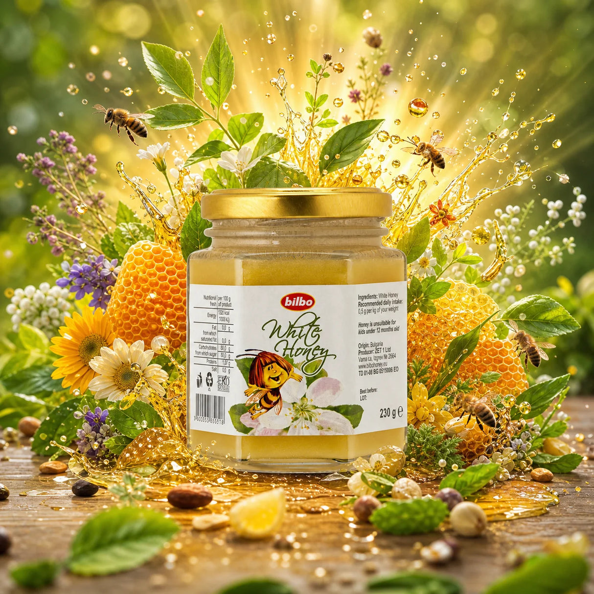 Bilbo ωμό μέλι φλαμουριάς • 250 g