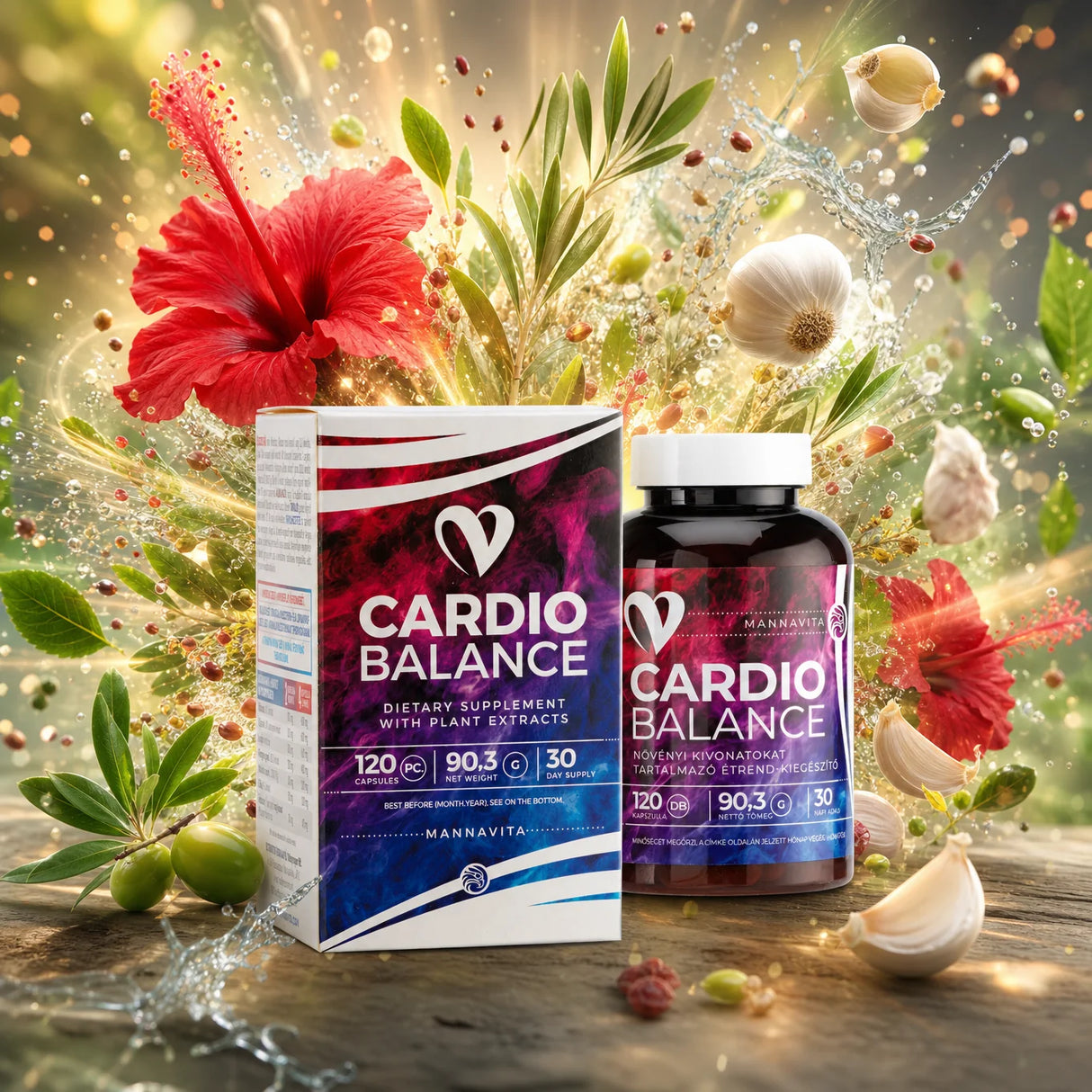 CARDIO Balance σύμπλεγμα για την αρτηριακή πίεση • 120 κάψουλες