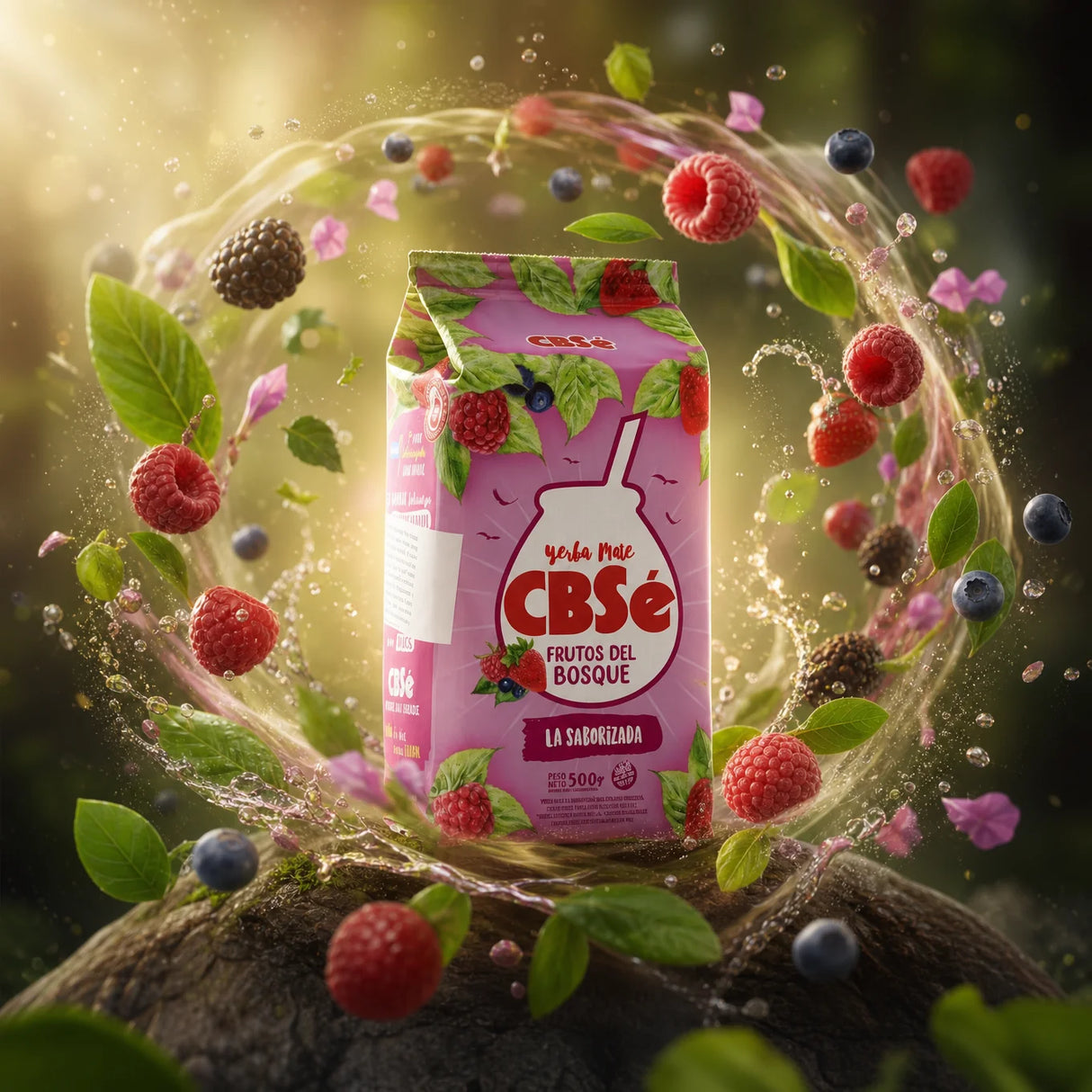 CBSé τσάι yerba mate • Φρούτα του Δάσους • 500 g