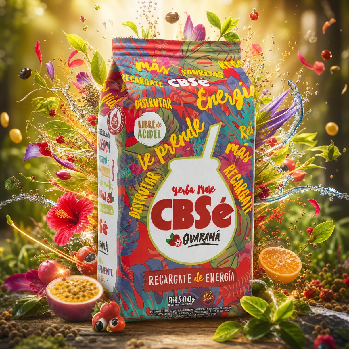 CBSé τσάι yerba mate • Φρούτα του Δάσους • 500 g