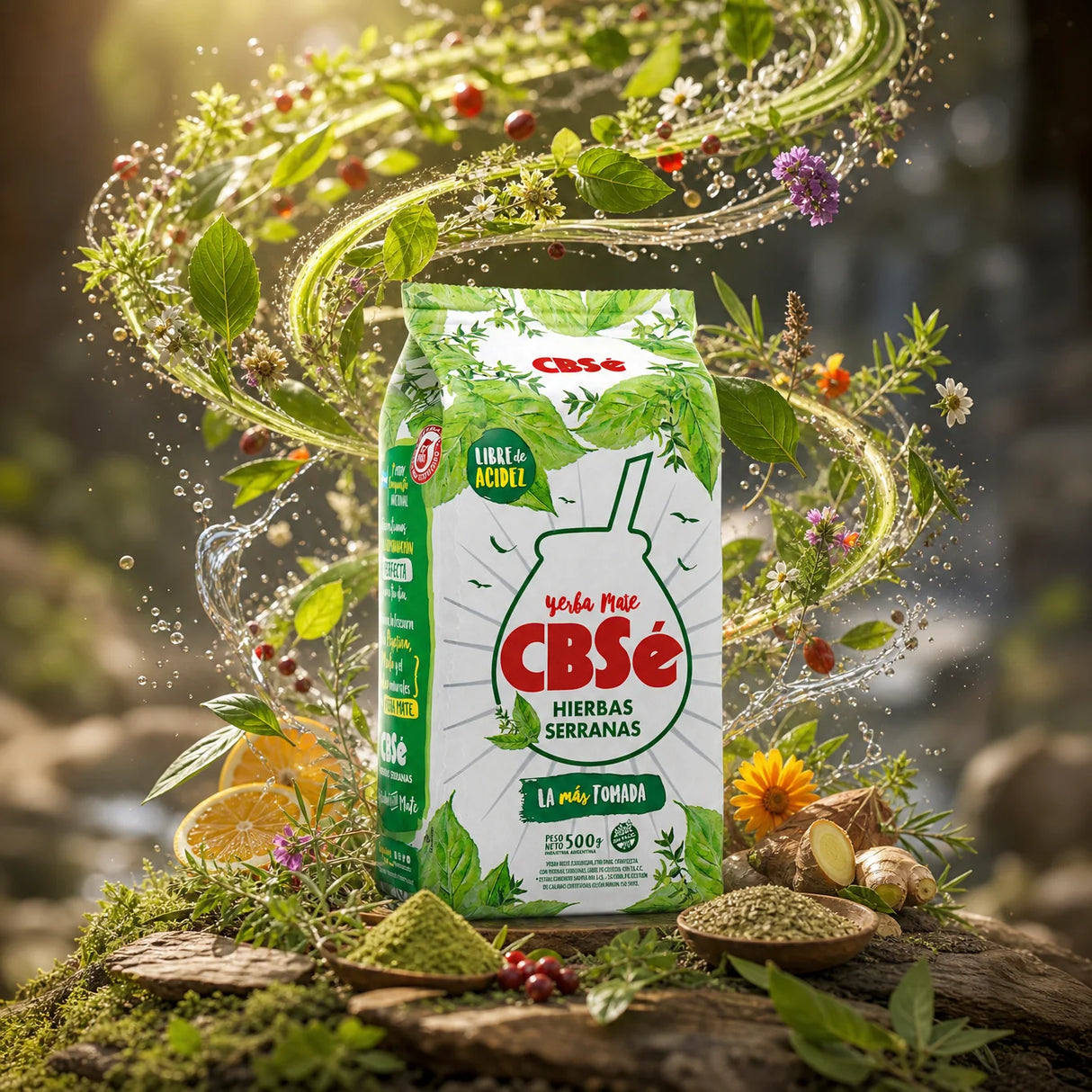 CBSé τσάι yerba mate • Φρούτα του Δάσους • 500 g