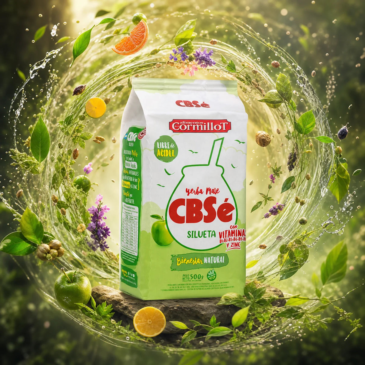 CBSé τσάι yerba mate • Φρούτα του Δάσους • 500 g