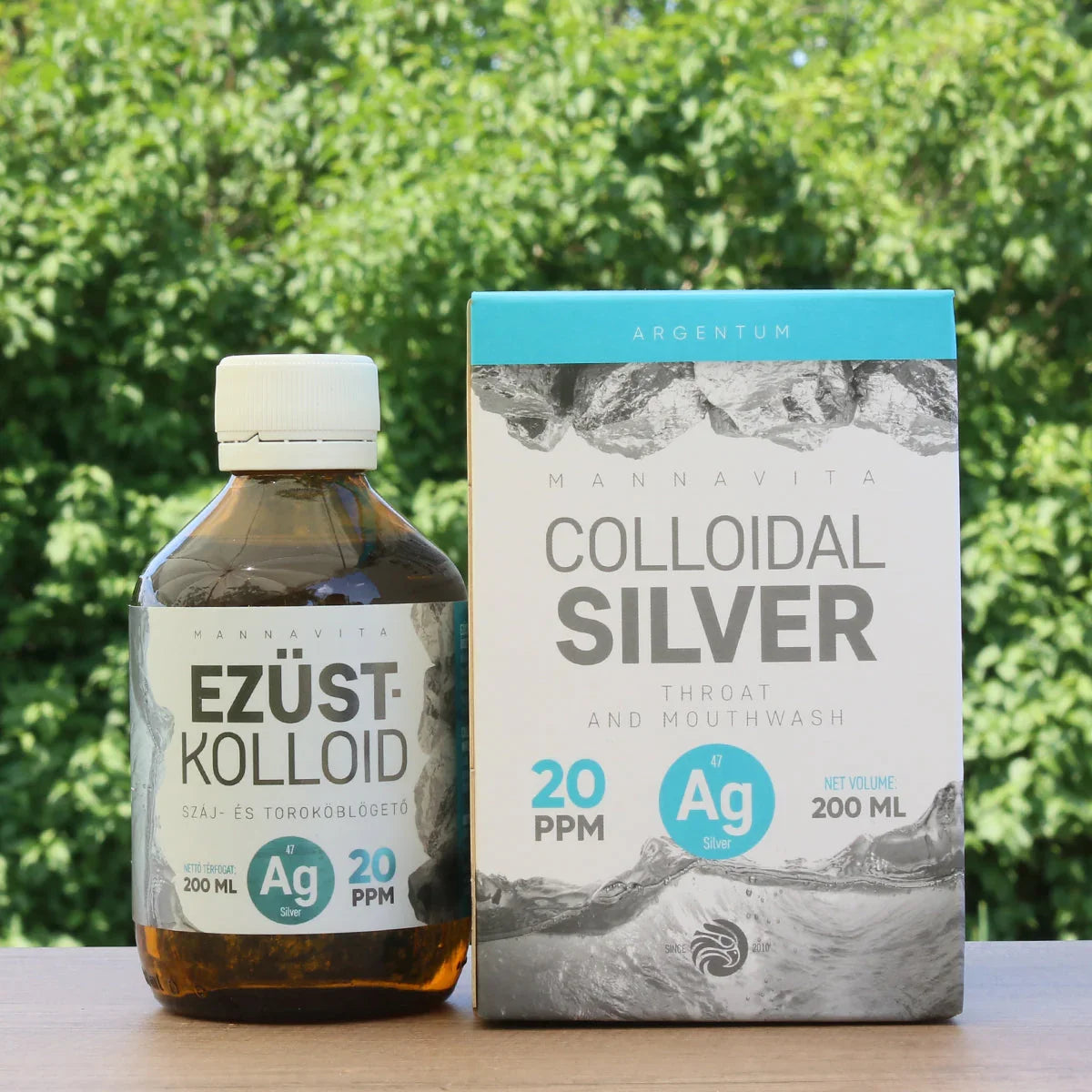 Mannavita Colloidal Silver 20 PPM • 200 ml - Mannavita