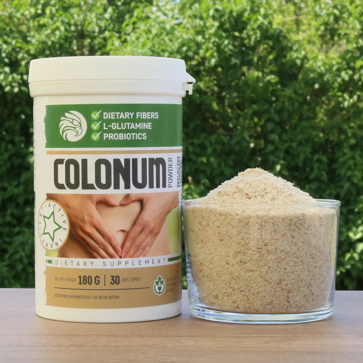 COLONUM colon cleanse & gut restore powder • 180g - Mannavita