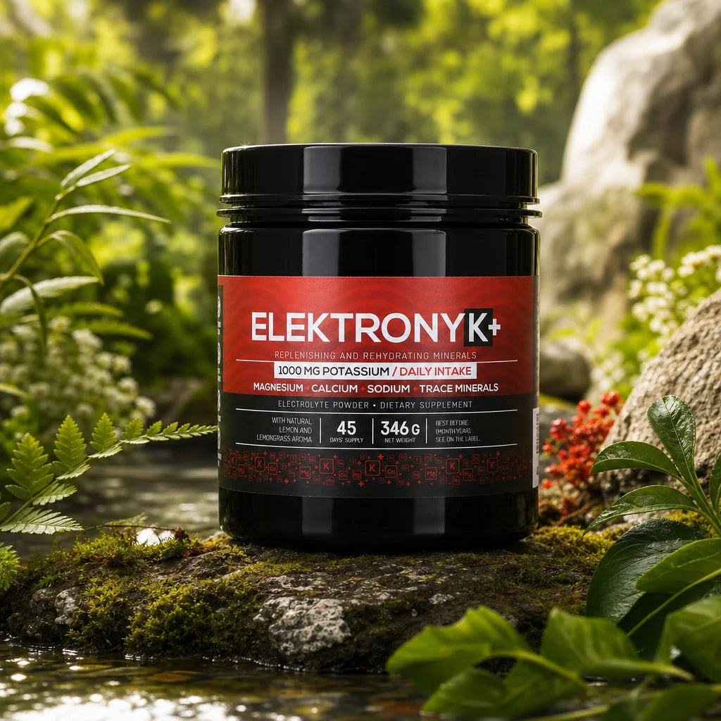 ElektronyK+ ηλεκτρολυτική σκόνη • 1000 mg κάλιο με γλυκίνη • ΓΛΥΚΙΑ, 402g