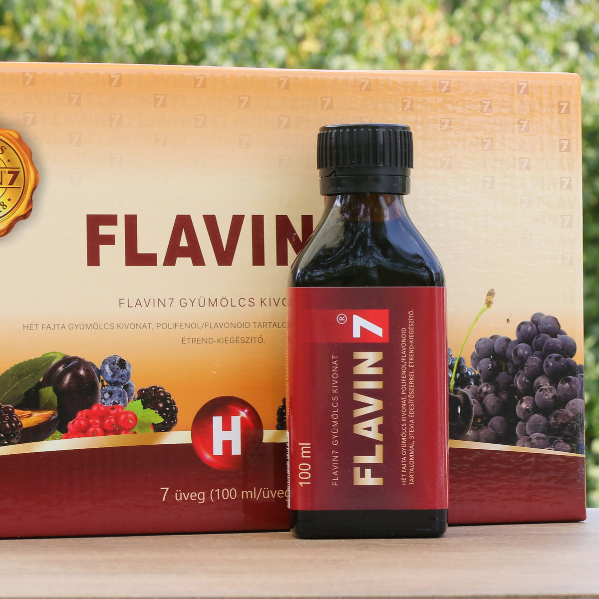 FLAVIN7 Σύμπλεγμα βιοφλαβονοειδών • 7 x 100 ml
