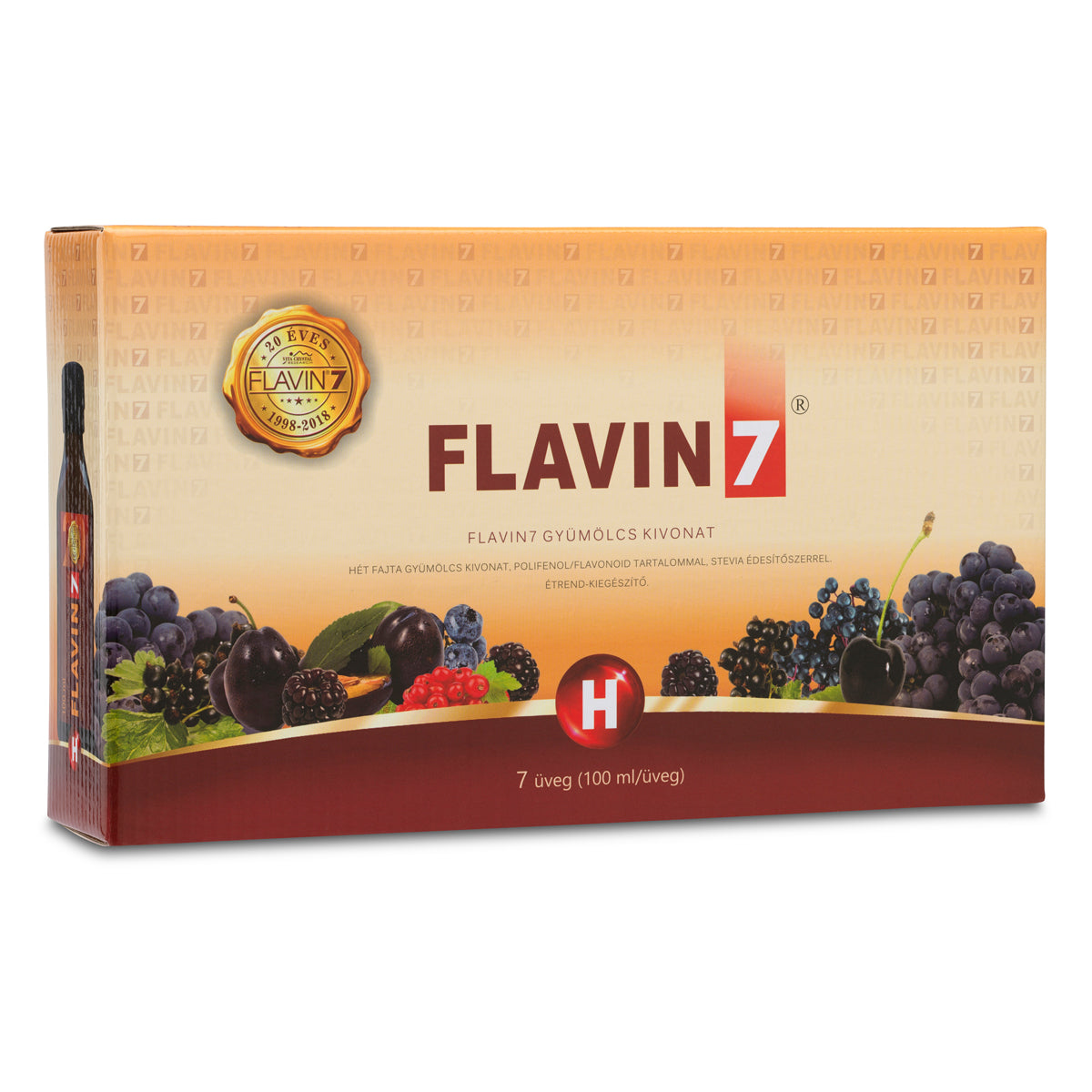FLAVIN7 Σύμπλεγμα βιοφλαβονοειδών • 7 x 100 ml
