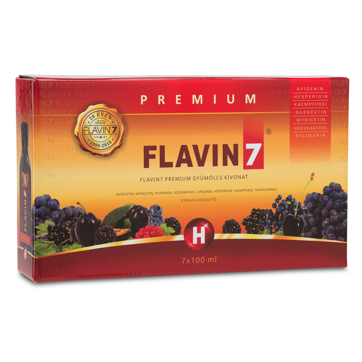 Flavin7 Premium σύμπλεγμα βιοφλαβονοειδών • 7 x 100 ml