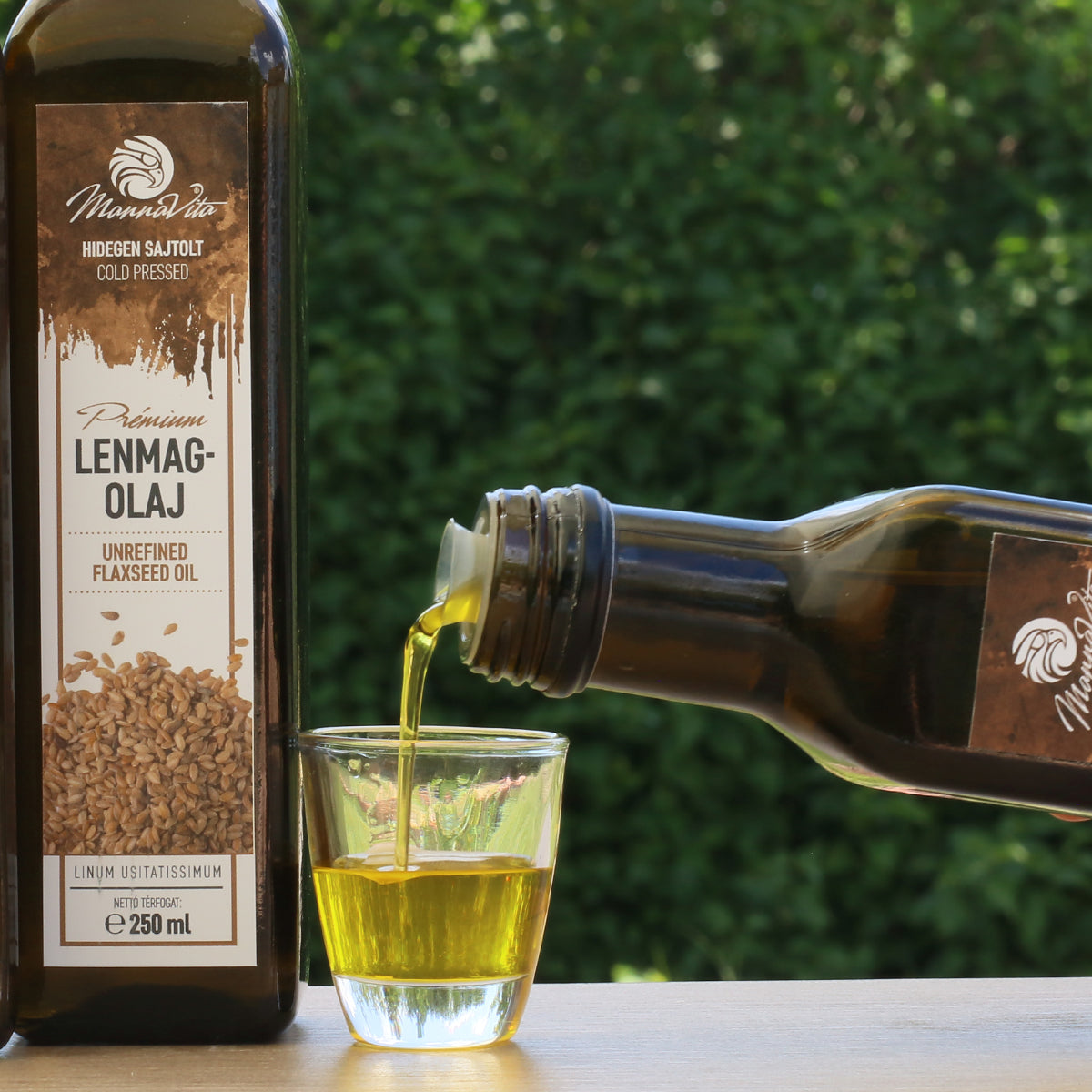 Mannavita Ουγγρικό ψυχρής έκθλιψης λινέλαιο • 250 ml