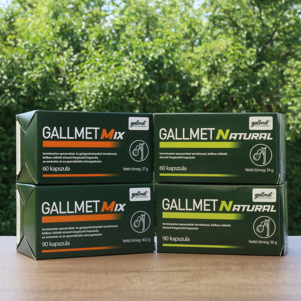 Gallmet Mix κάψουλες με χολικά οξέα + βότανα • 90 τεμ.