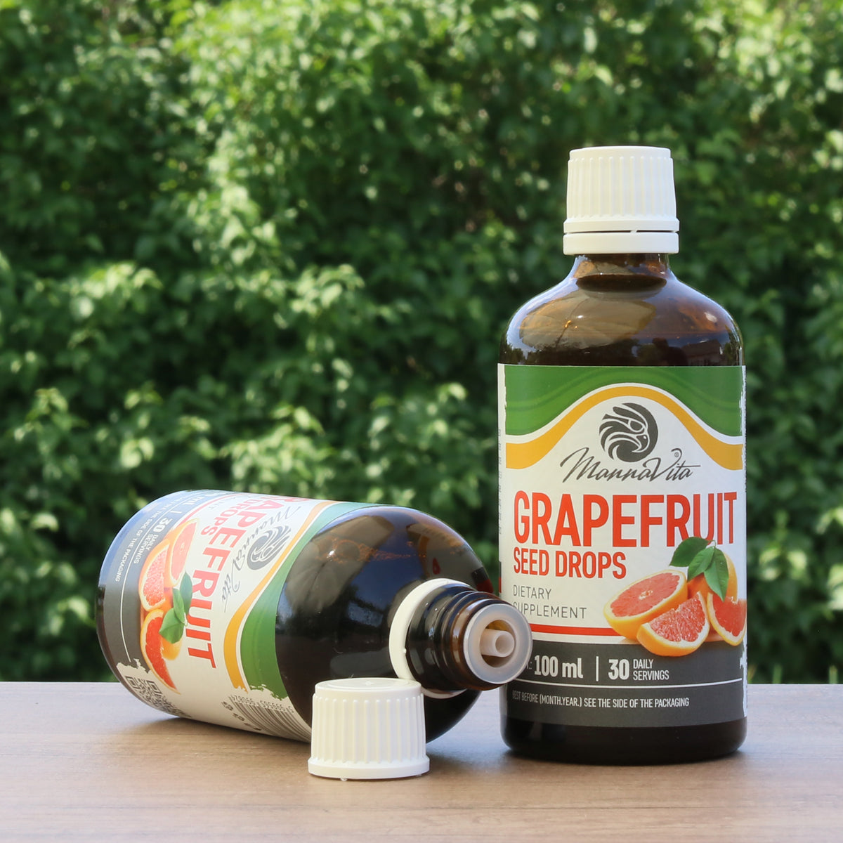 Σταγόνες εκχυλίσματος σπόρων γκρέιπφρουτ Mannavita • 100 ml