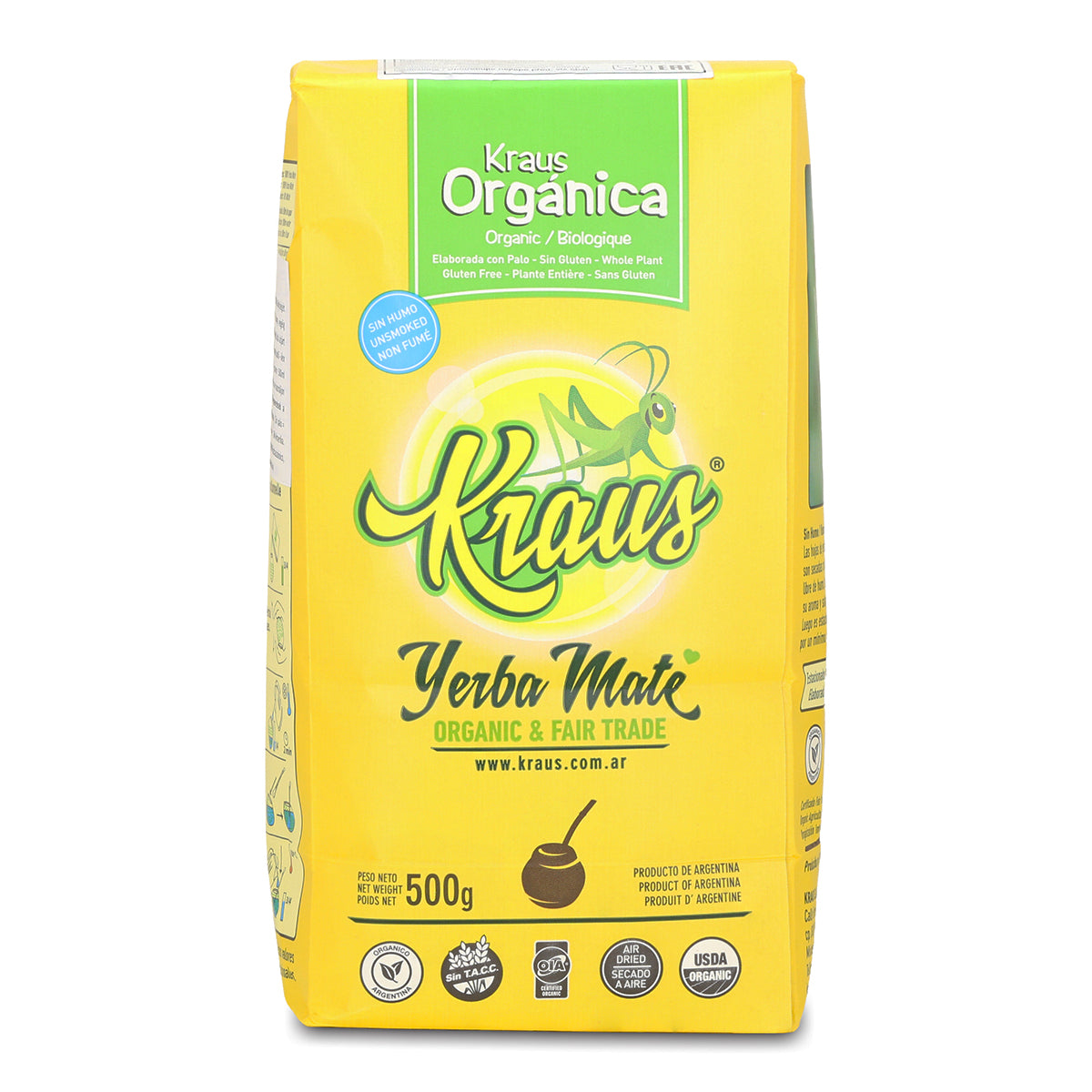 Τσάι yerba mate Kraus • Elaborada, con palo • 500 g