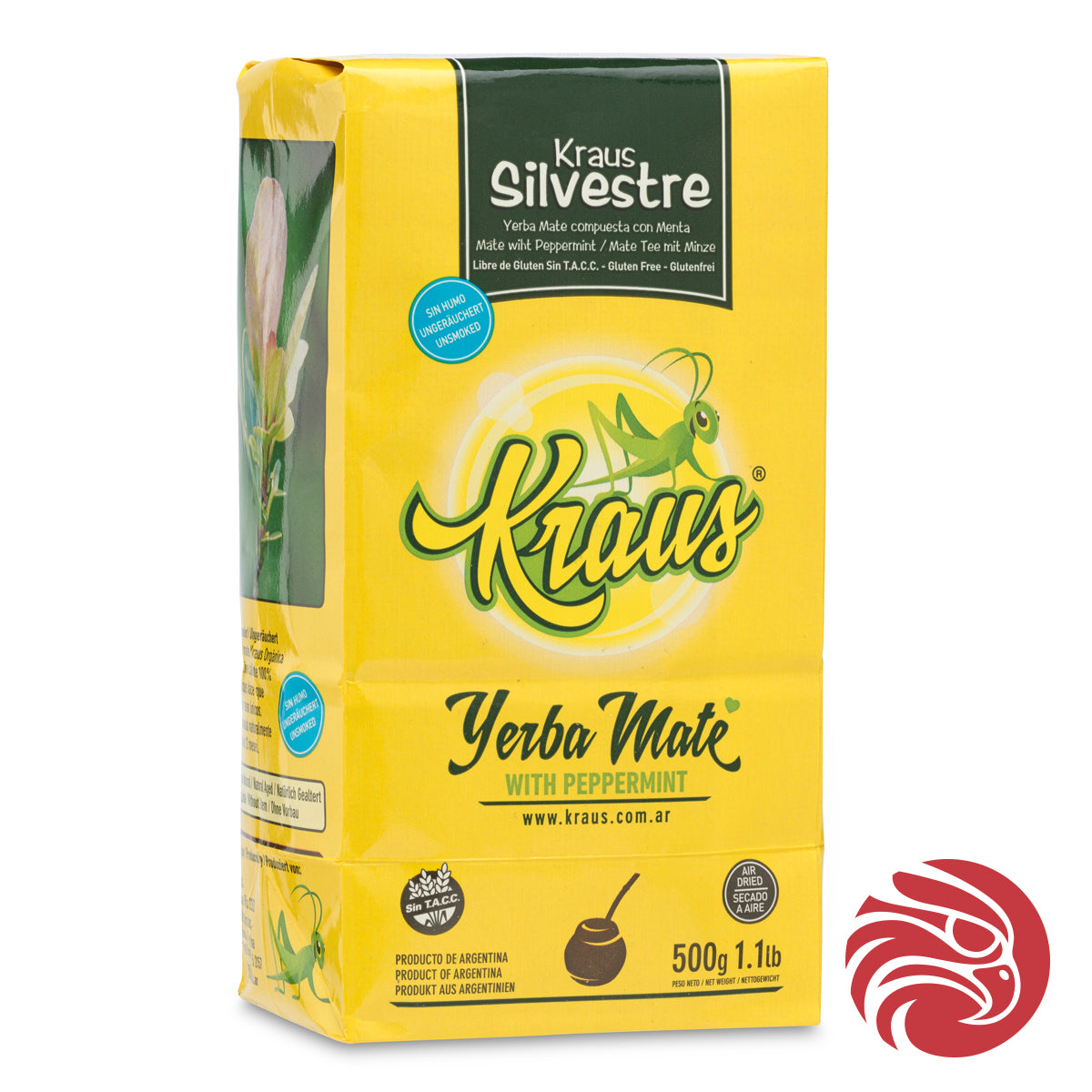 Τσάι yerba mate Kraus • Silvestre, Μέντα • 500 g