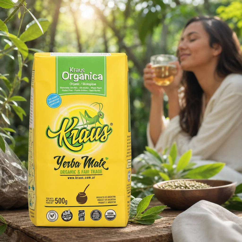 Τσάι yerba mate Kraus • Silvestre, Μέντα • 500 g