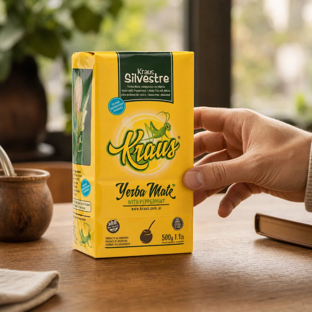 Τσάι yerba mate Kraus • Silvestre, Μέντα • 500 g