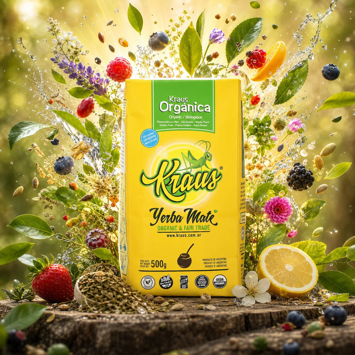 Τσάι yerba mate Kraus • Elaborada, con palo • 500 g