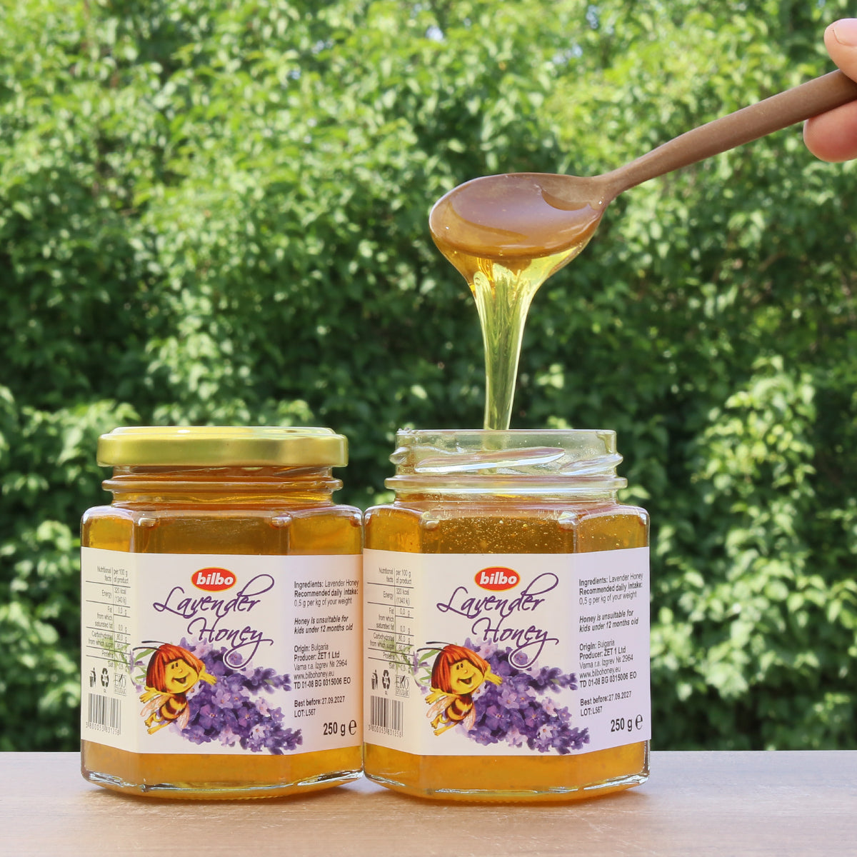 Bilbo ωμό μέλι λεβάντας • 250 g