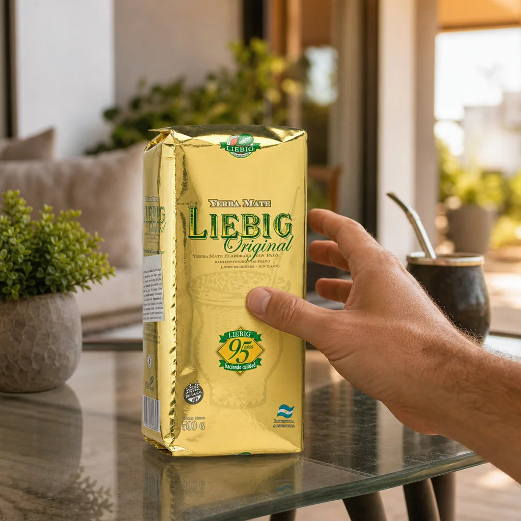 Τσάι yerba mate Liebig Original • Παρασκευασμένο με κοτσάνια • 500 g