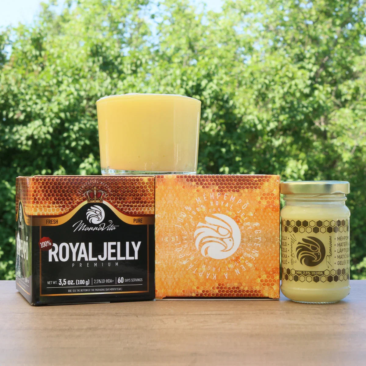 Mannavita Premium Royal jelly • 2.5% 10-HDA • 100g - Mannavita