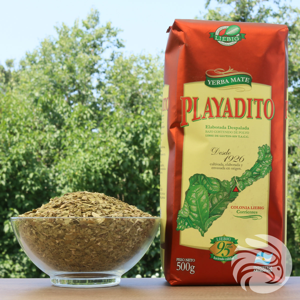 Playadito yerba mate • Επεξεργασμένη ΑΠΟΜΙΣΧΩΜΕΝΗ • 500 g