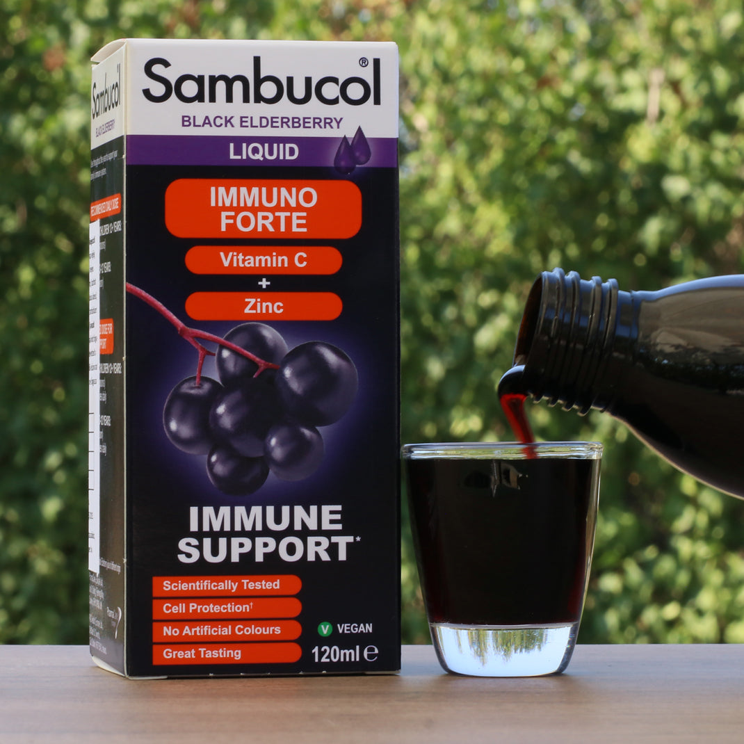 Σιρόπι μαύρου σαμπούκου Sambucol, Immuno Forte • 120 ml