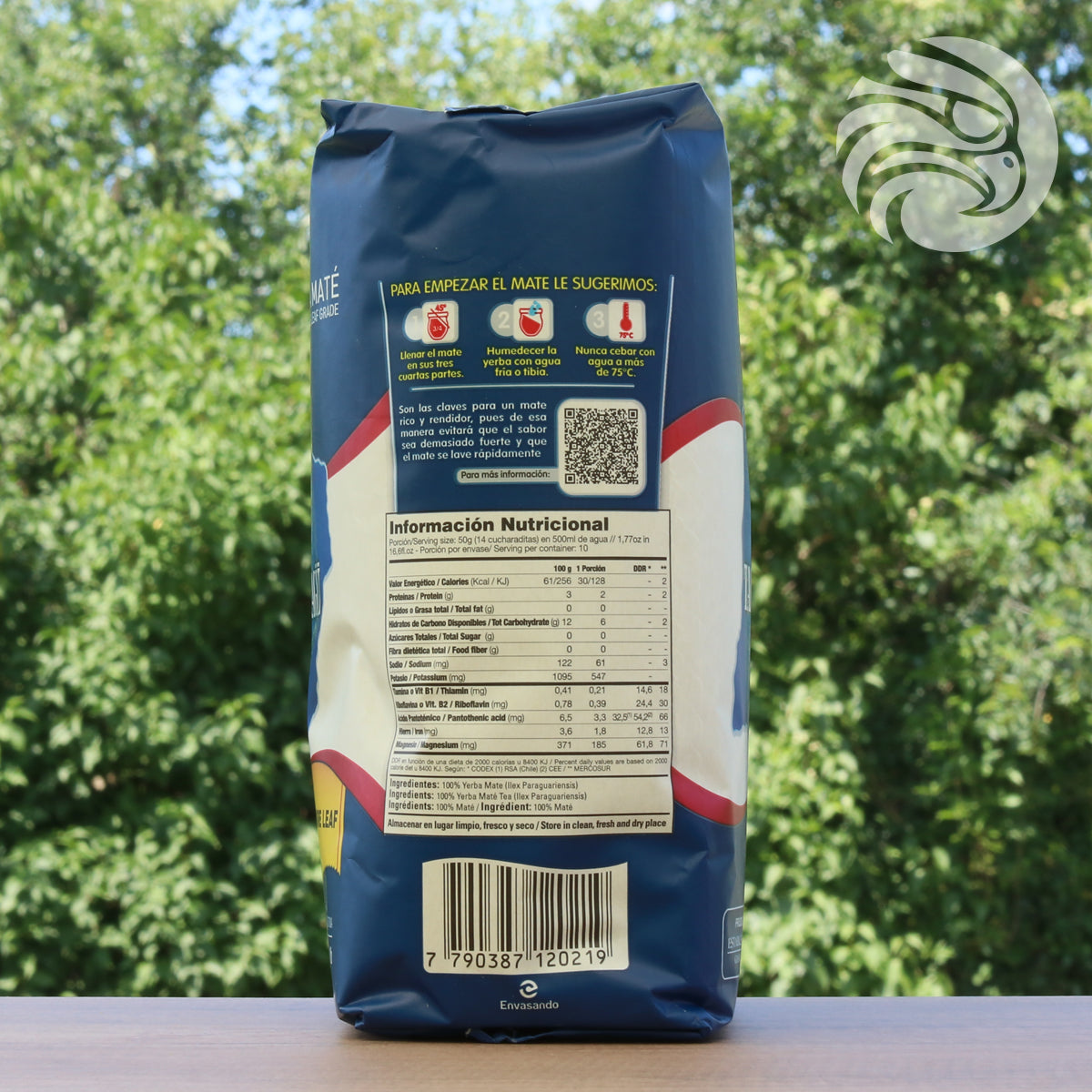 Τσάι yerba mate Taragüi • Καθαρά φύλλα - Sin palo • 500 g