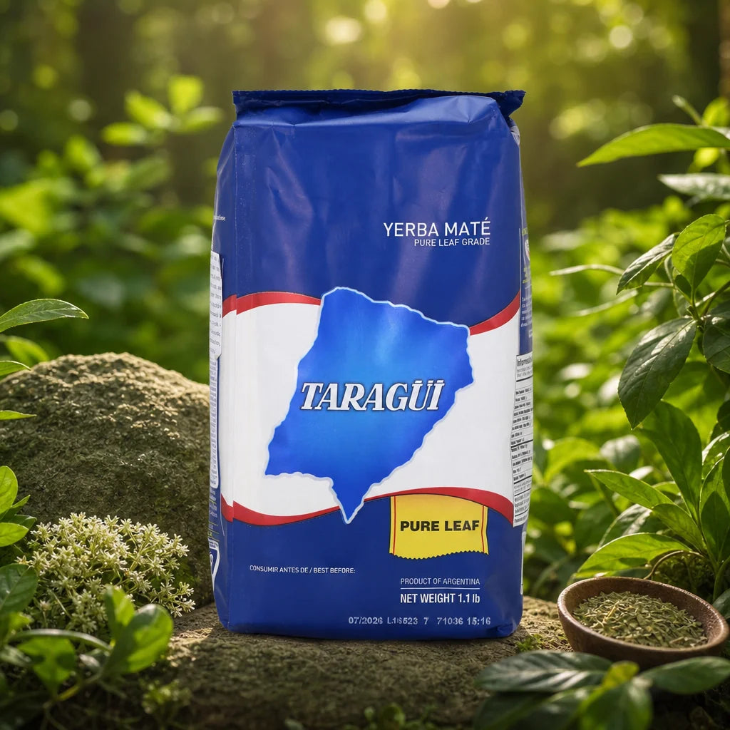 Τσάι yerba mate Taragüi • Καθαρά φύλλα - Sin palo • 500 g