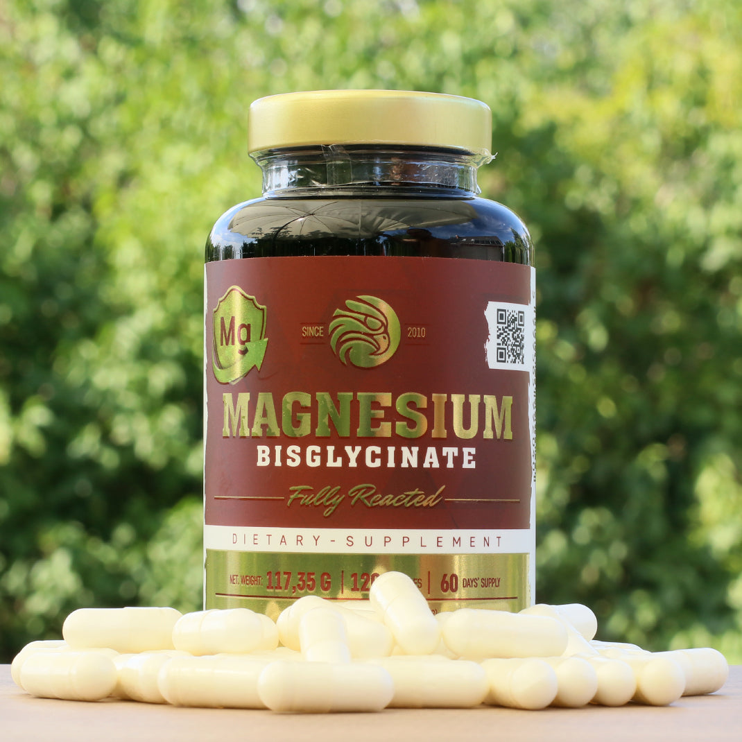 Mannavita ΜΑΓΝΗΣΙΟ Bisglycinate πλήρως αντιδρών • 120 τεμάχια