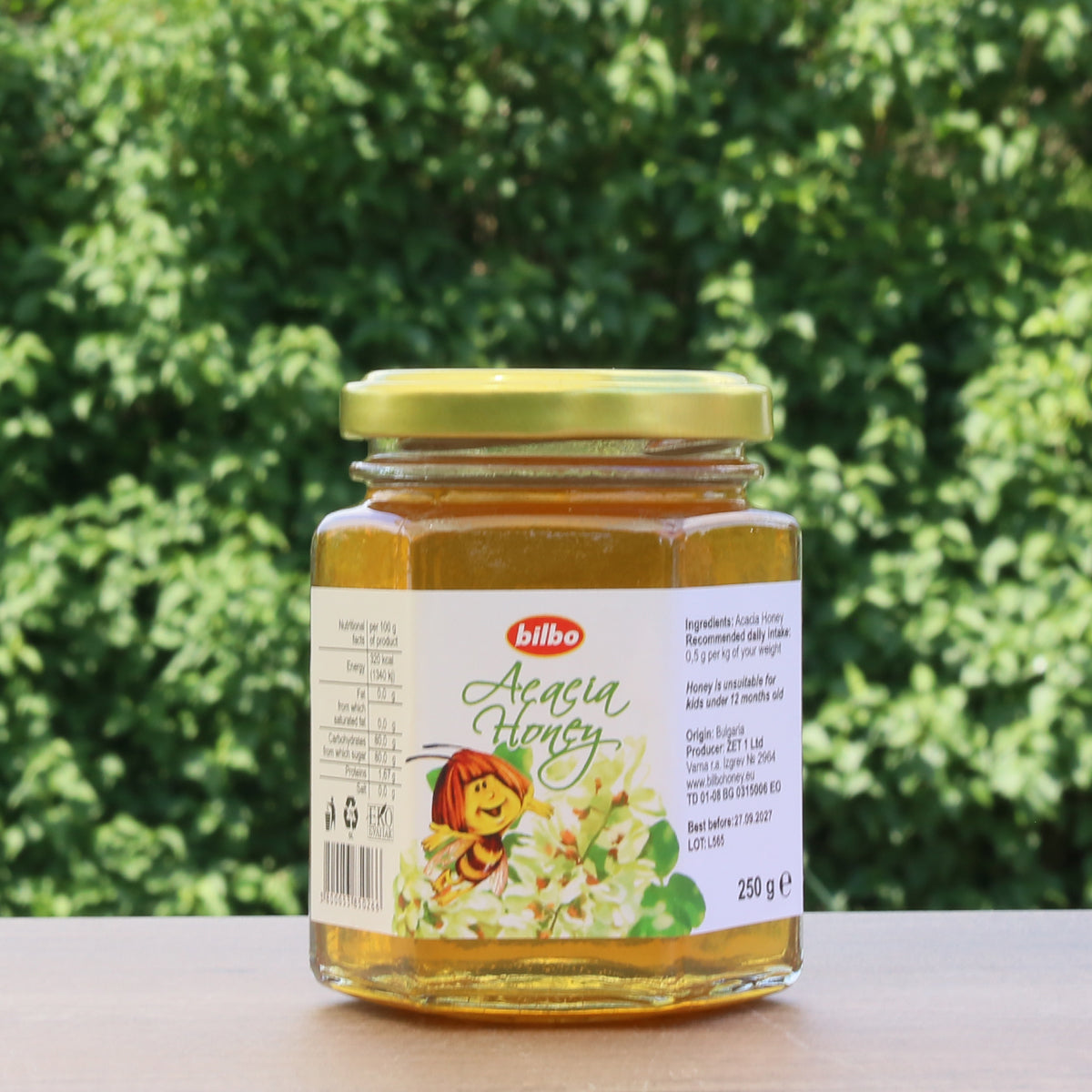 Bilbo ωμό μέλι ακακίας • 250 g