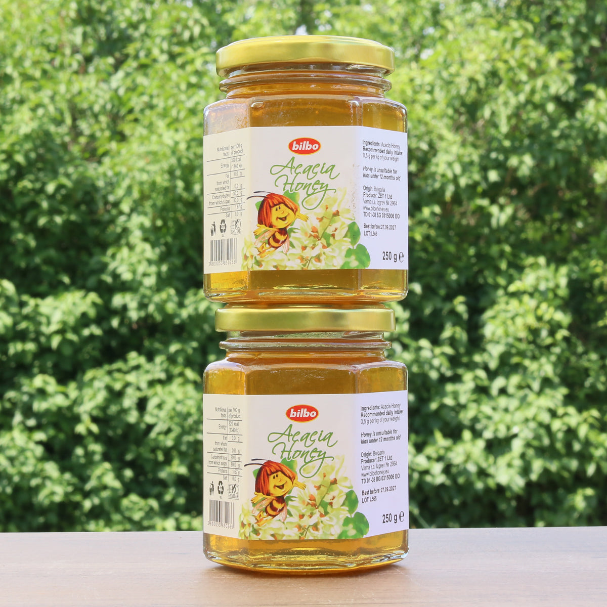 Bilbo ωμό μέλι ακακίας • 250 g