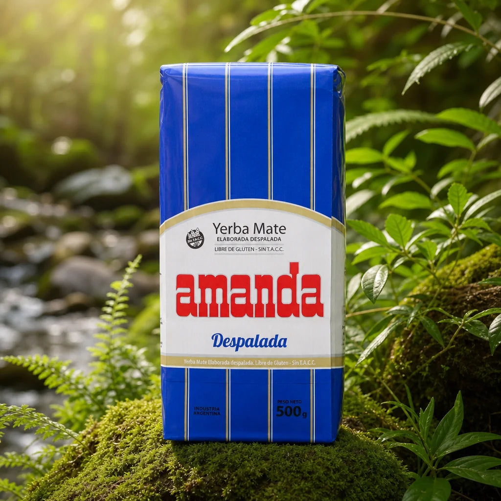 Τσάι yerba mate Amanda • Χωρίς κοτσάνια - Sin palo • 500 g