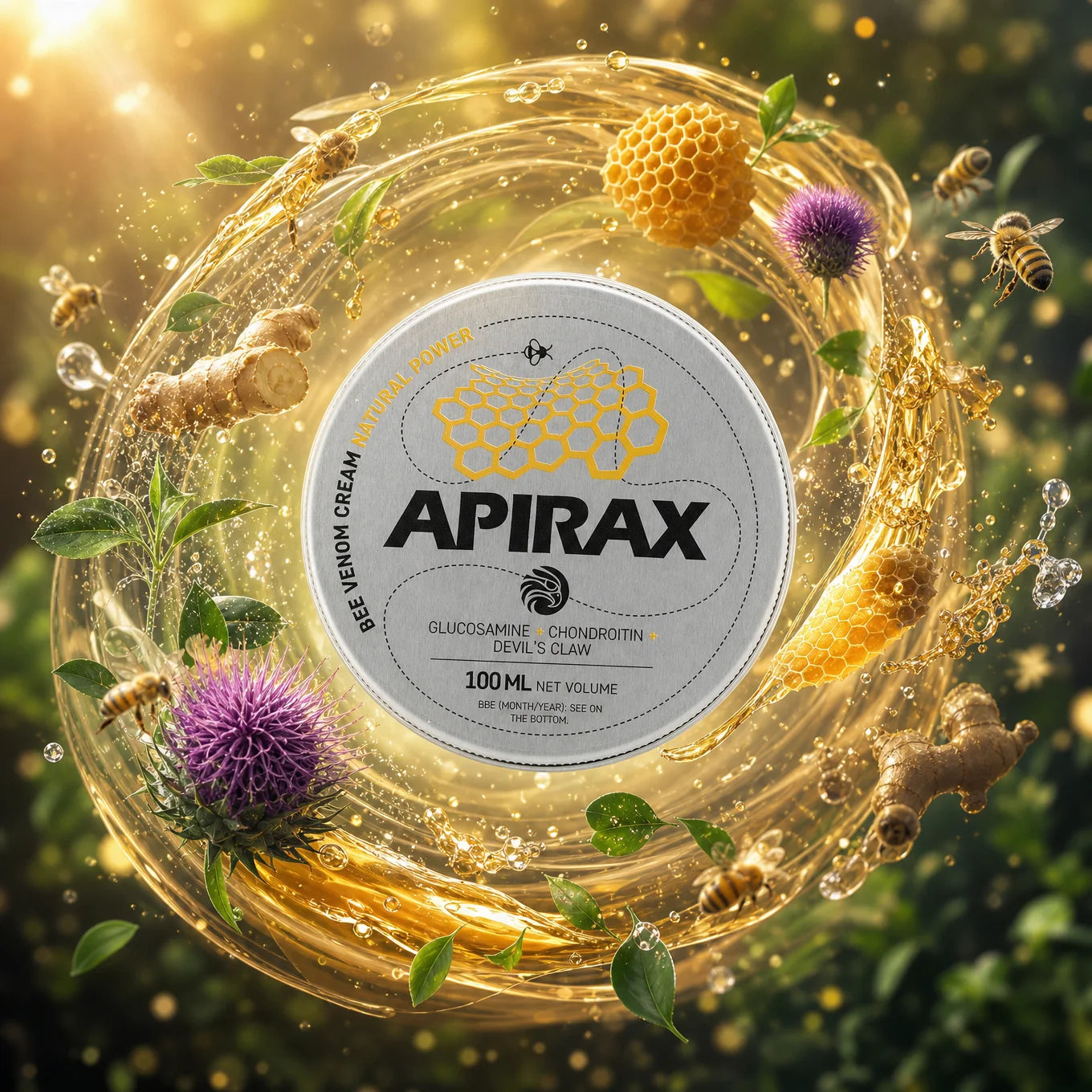 APIRAX Κρέμα Δηλητηρίου Μέλισσας • 100 ml