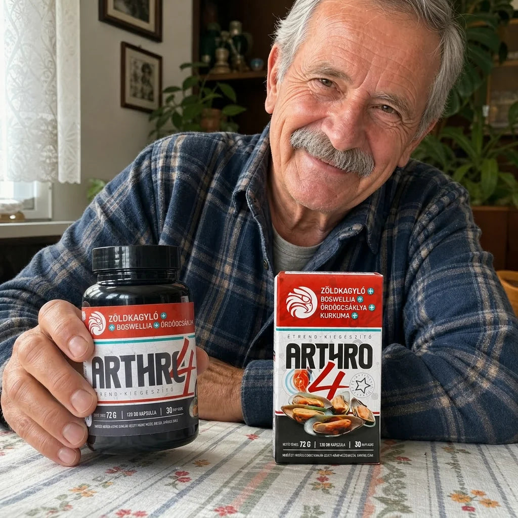 ARTHRO4 • Σύμπλεγμα αρθρώσεων + χόνδρου • με Πράσινο-χειλόστρακο μύδι • 120 κάψουλες