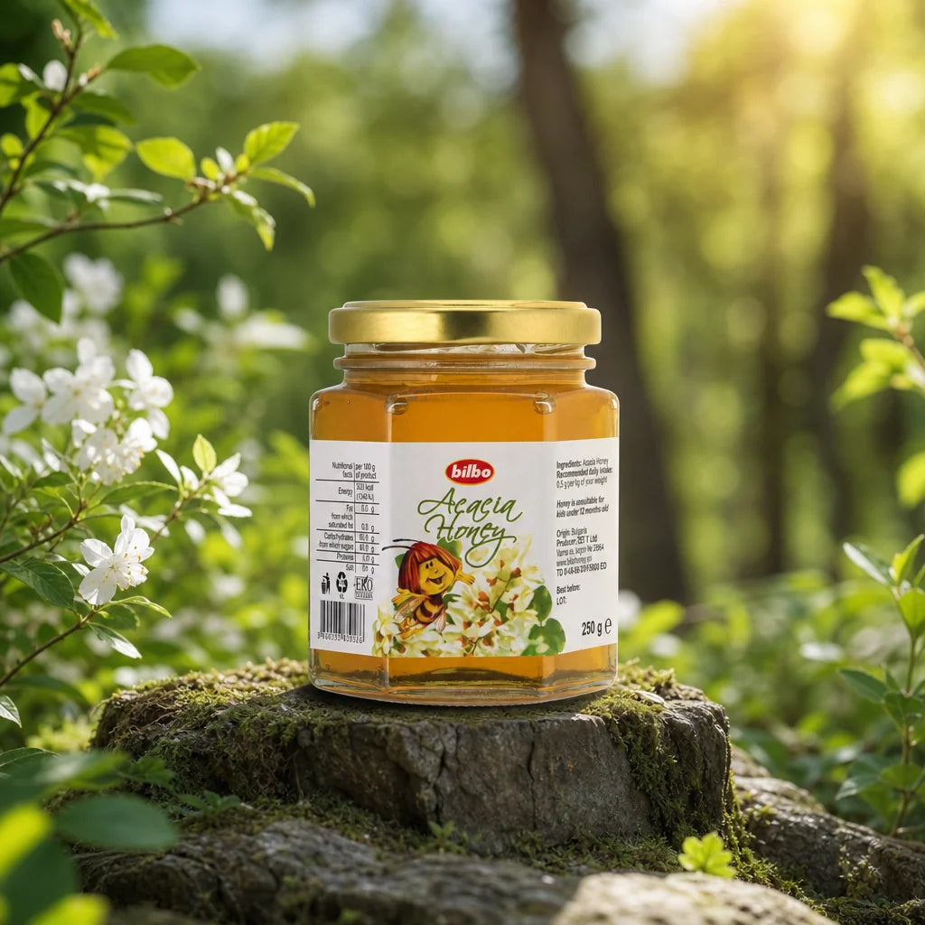 Bilbo ωμό μέλι κακάο • 250 g