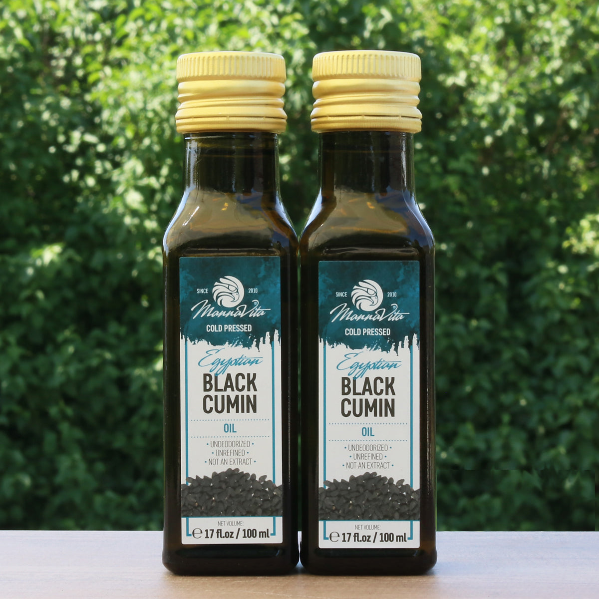 Έλαιο σπόρων μαύρου κύμινου ψυχρής έκθλιψης Mannavita • 100 ml