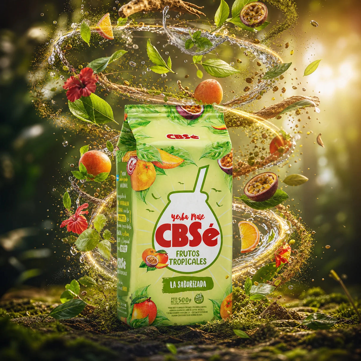 CBSé τσάι yerba mate • Φρούτα του Δάσους • 500 g