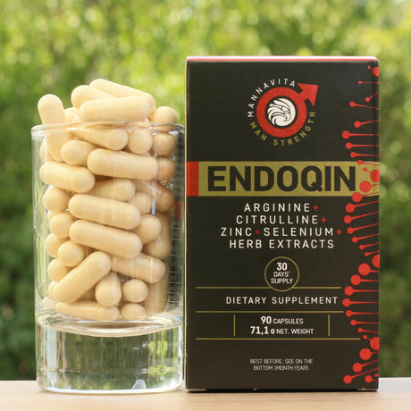 ENDOQIN ανδρική δύναμη Forte • 90 κάψουλες