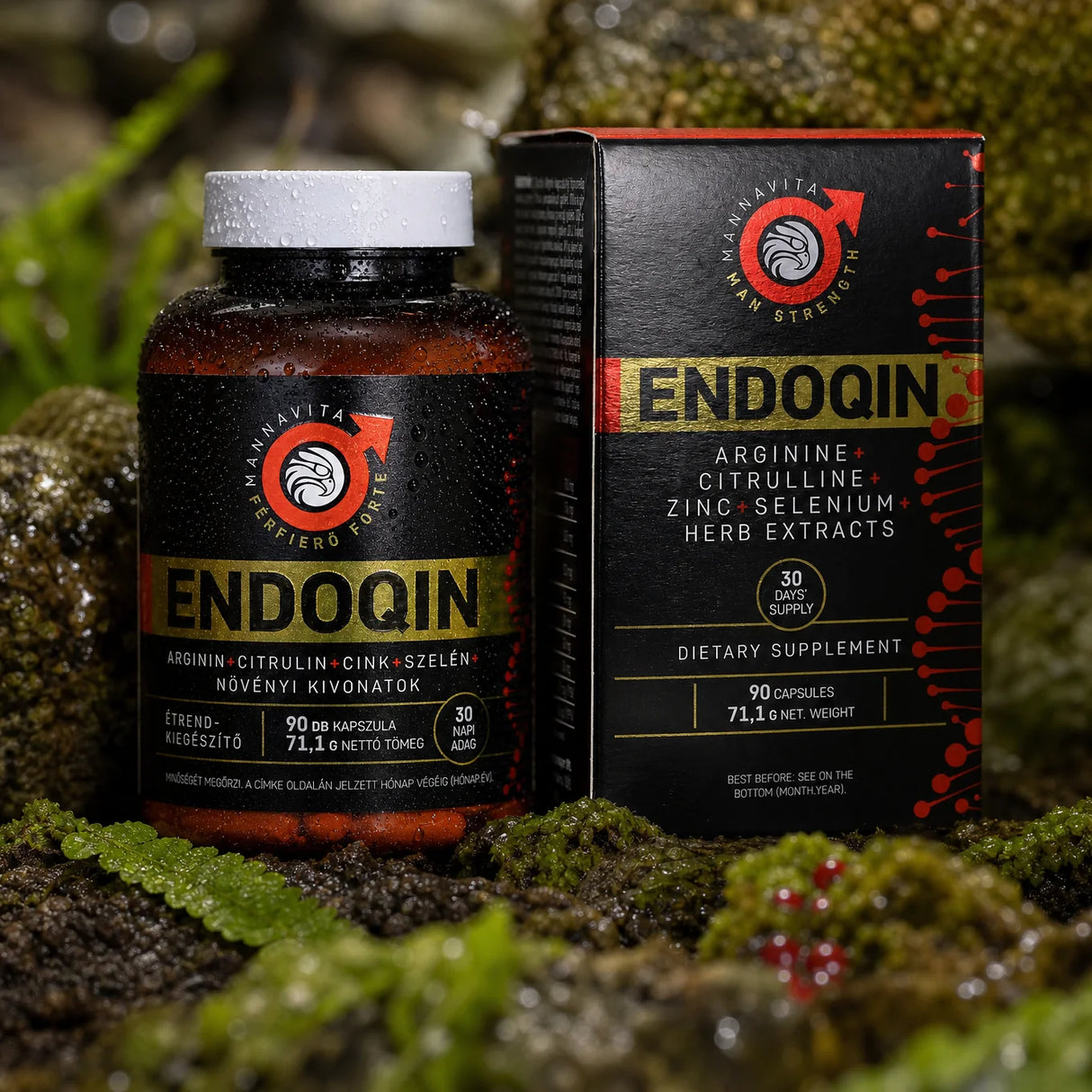 ENDOQIN ανδρική δύναμη Forte • 90 κάψουλες