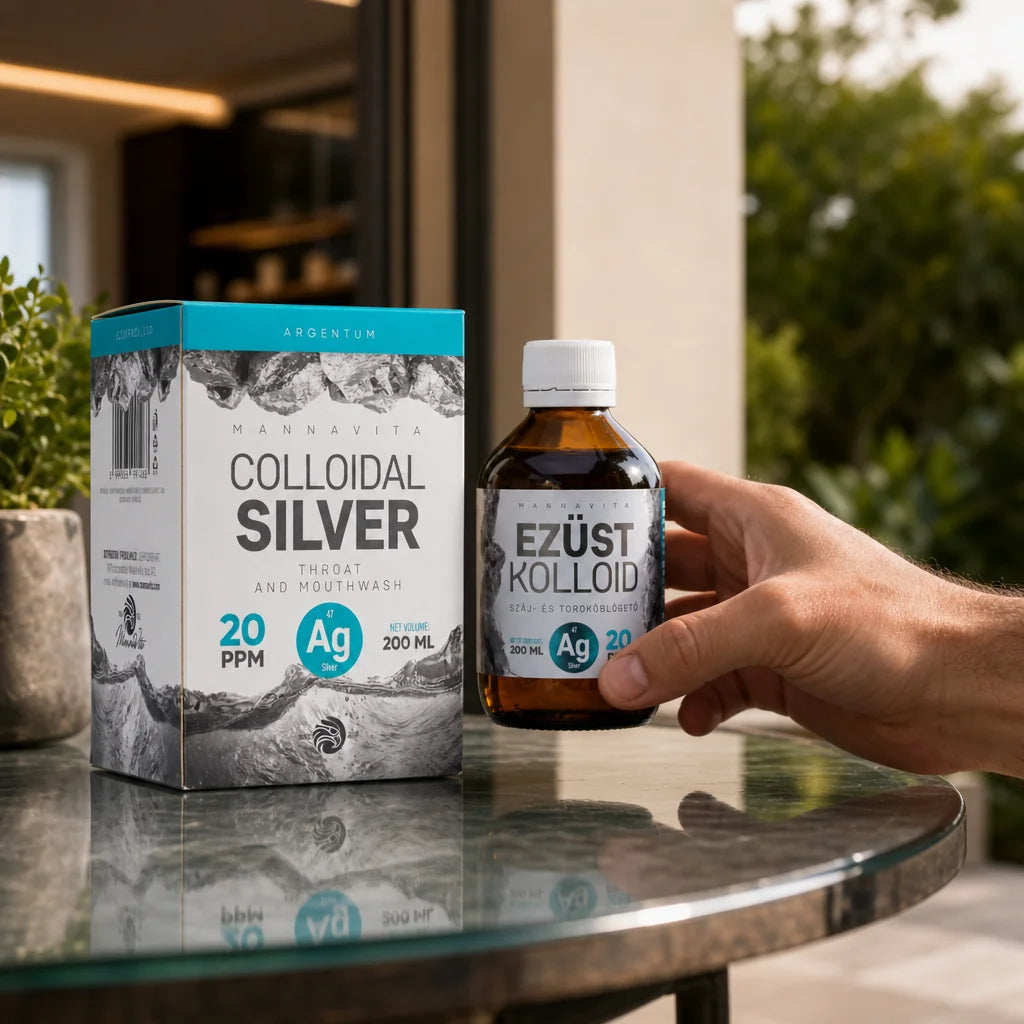 Mannavita Κολλοειδές Ασήμι 20 PPM • 200 ml