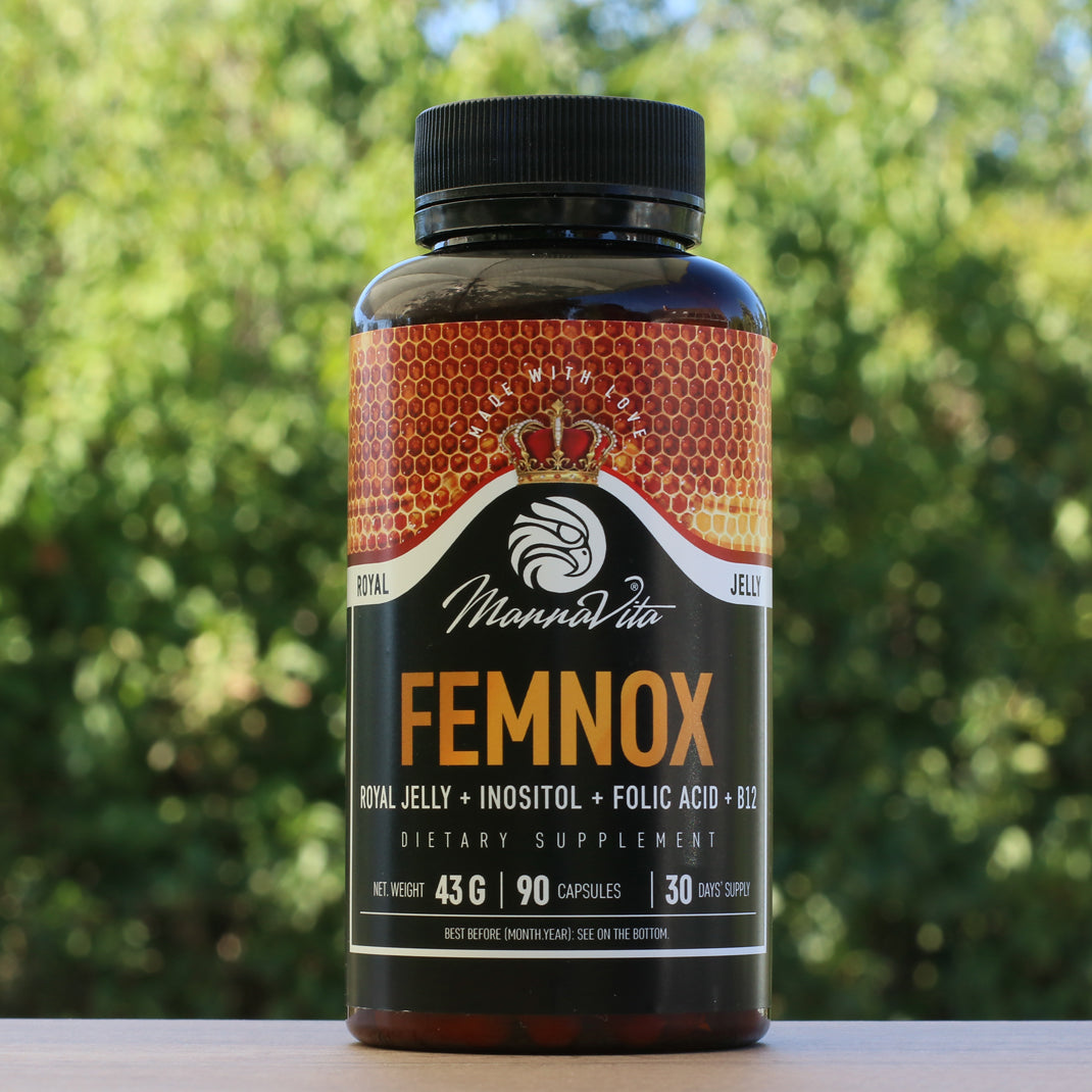 FEMNOX Βασιλικός Πολτός + Ινοσιτόλη + Φολικό Οξύ + σύμπλεγμα B12 • 90 κάψουλες