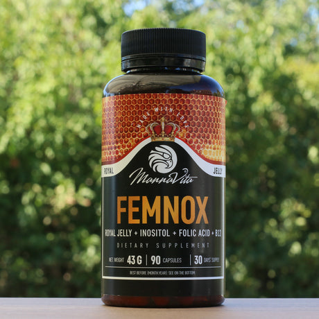 FEMNOX Βασιλικός Πολτός + Ινοσιτόλη + Φολικό Οξύ + σύμπλεγμα B12 • 90 κάψουλες