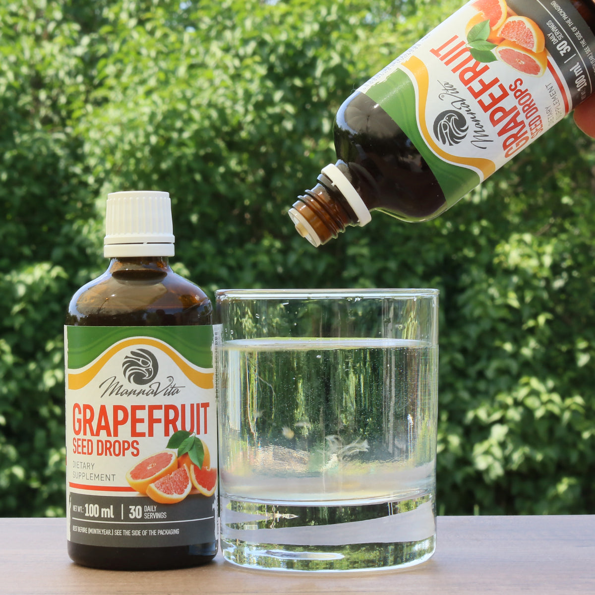 Σταγόνες εκχυλίσματος σπόρων γκρέιπφρουτ Mannavita • 100 ml