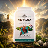 HEPADEX σύμπλεγμα αναγέννησης και βελτίωσης της υγείας του ήπατος • 60 κάψουλες