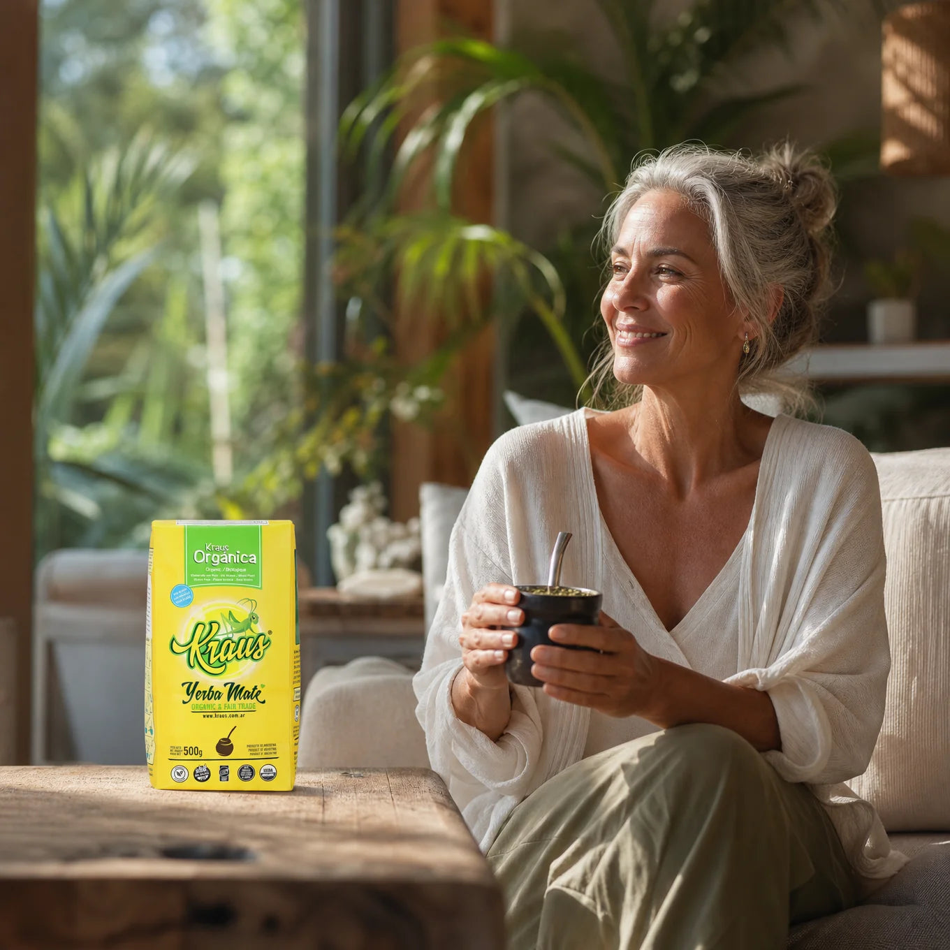 Kraus yerba mate • Gaucho, Sin palo - Χωρίς κοτσάνια • 500 g